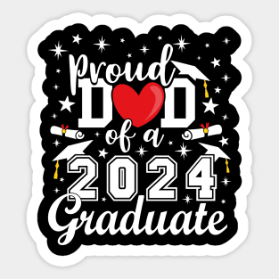 Proud Dad of a 2024 Graduate Sticker